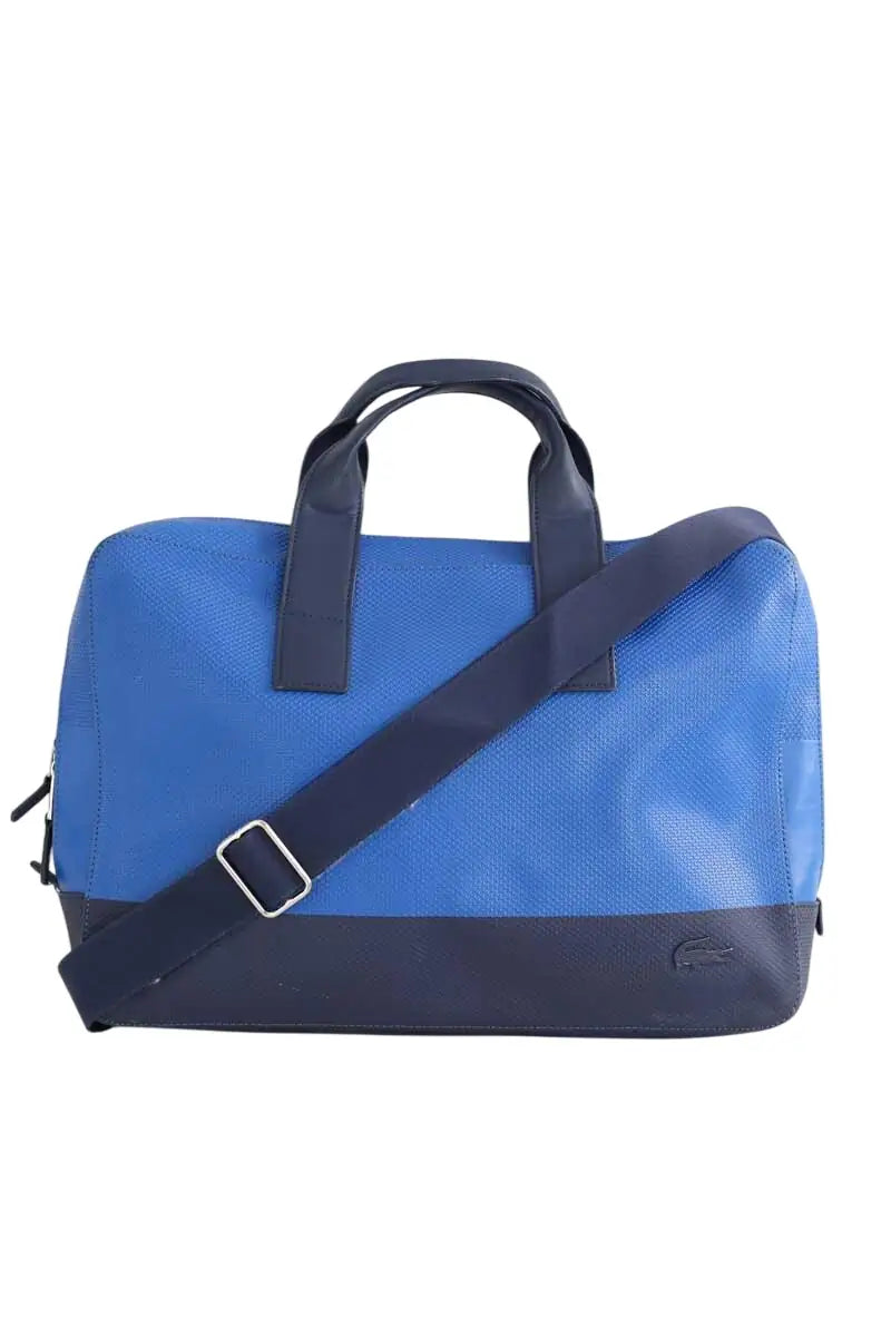 Sacoche Lacoste Bleu en Cuir - Seconde Main