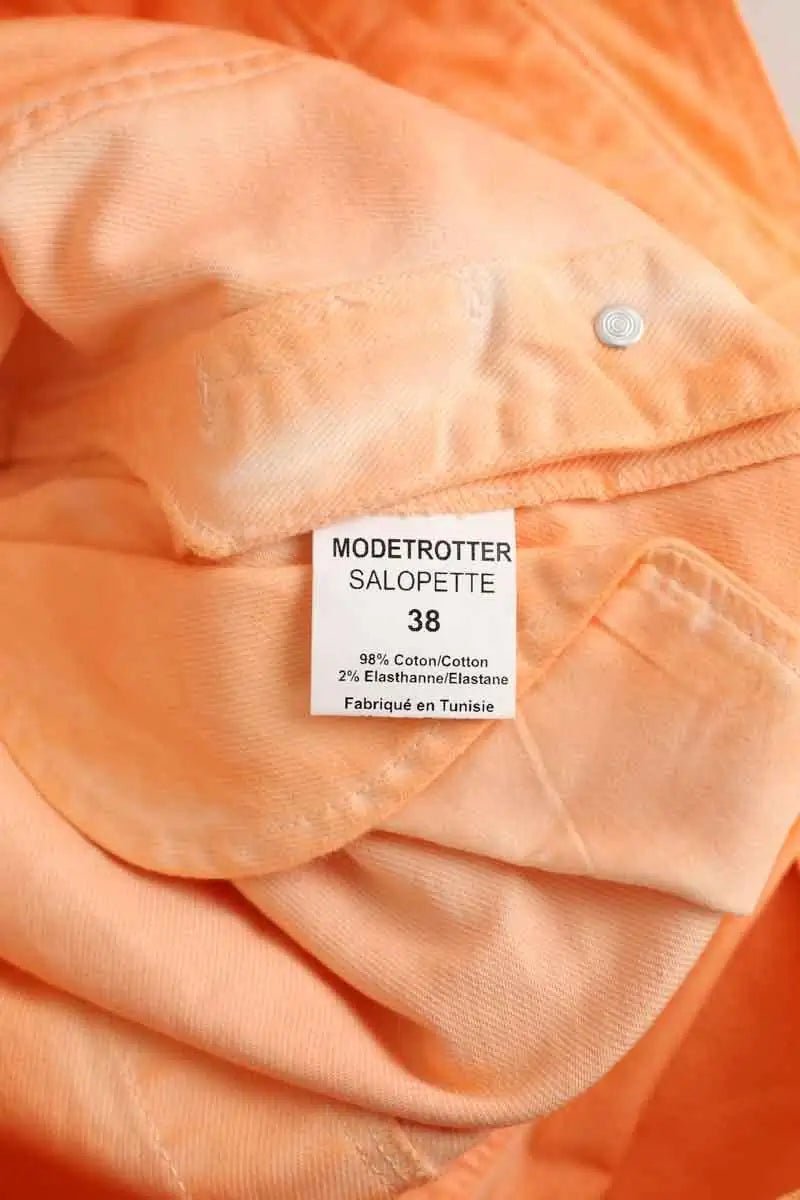 Salopette Modetrotter Romane Orange en Coton