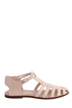 Sandales Agnès B. Rose en Cuir, taille 40 - Seconde Main