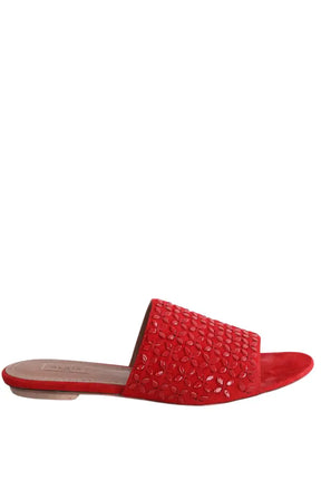 Sandales Alaïa Rouge en Cuir, taille 37 - Seconde Main