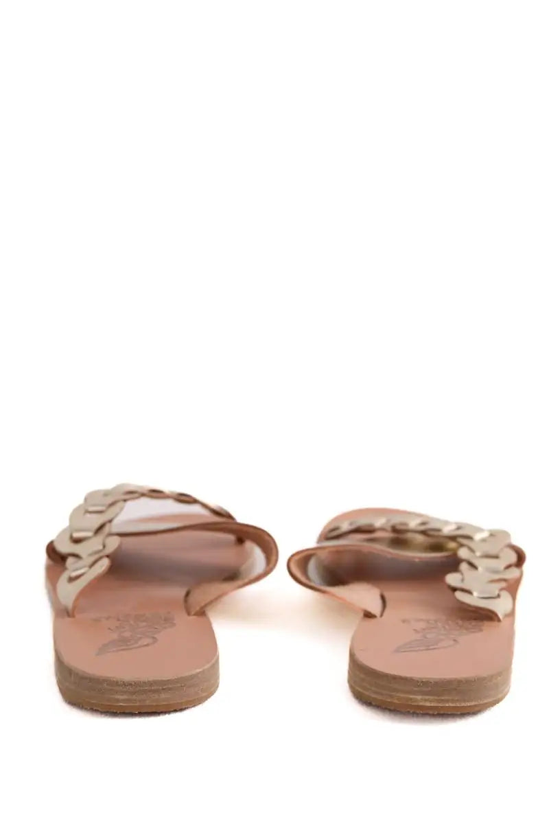 Sandales Ancient Greek Sandals Doré en Cuir