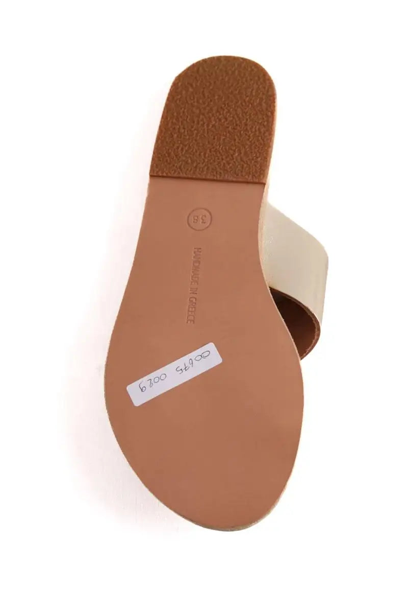 Sandales Ancient Greek Sandals Doré en Cuir