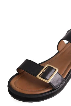 Sandales Anthology Paris Noir en Cuir