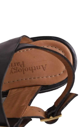 Sandales Anthology Paris Noir en Cuir