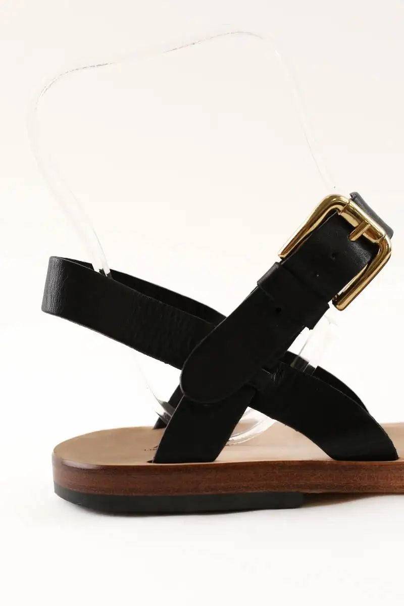Sandales APC Noir en Cuir
