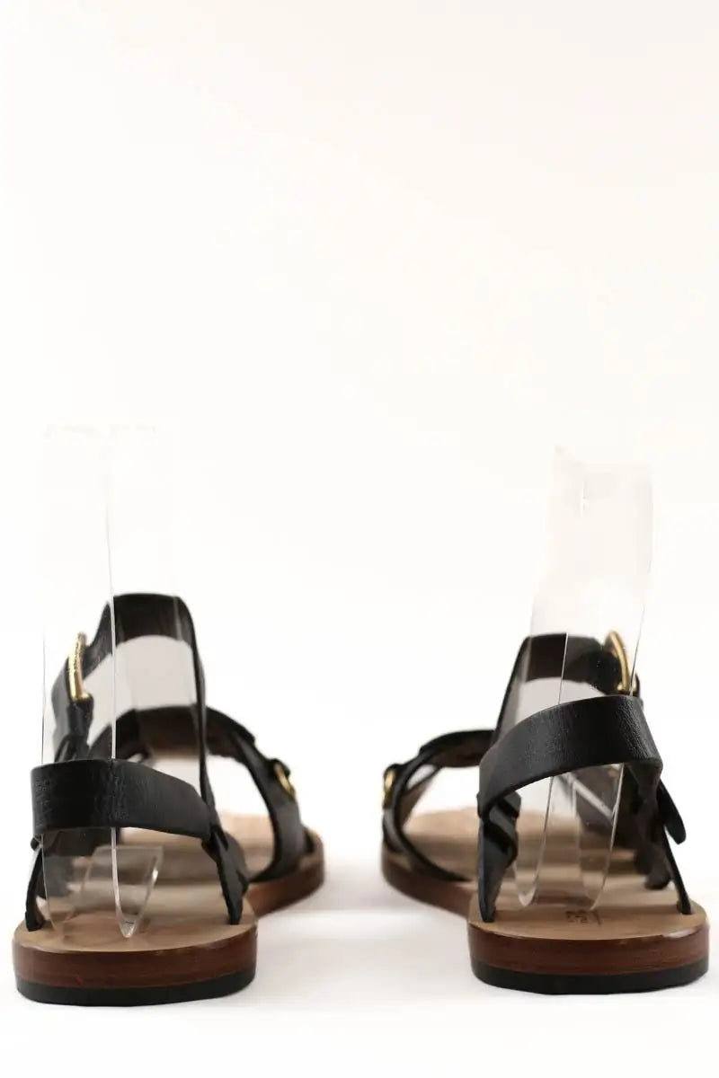 Sandales APC Noir en Cuir