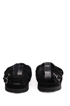 Sandales APC Noir en Daim
