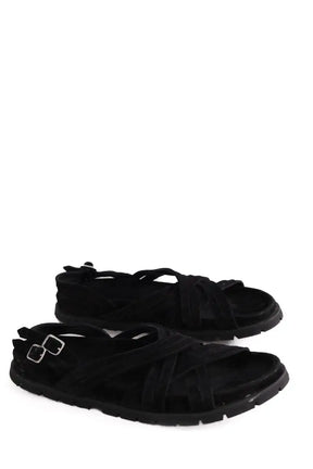 Sandales APC Noir en Daim