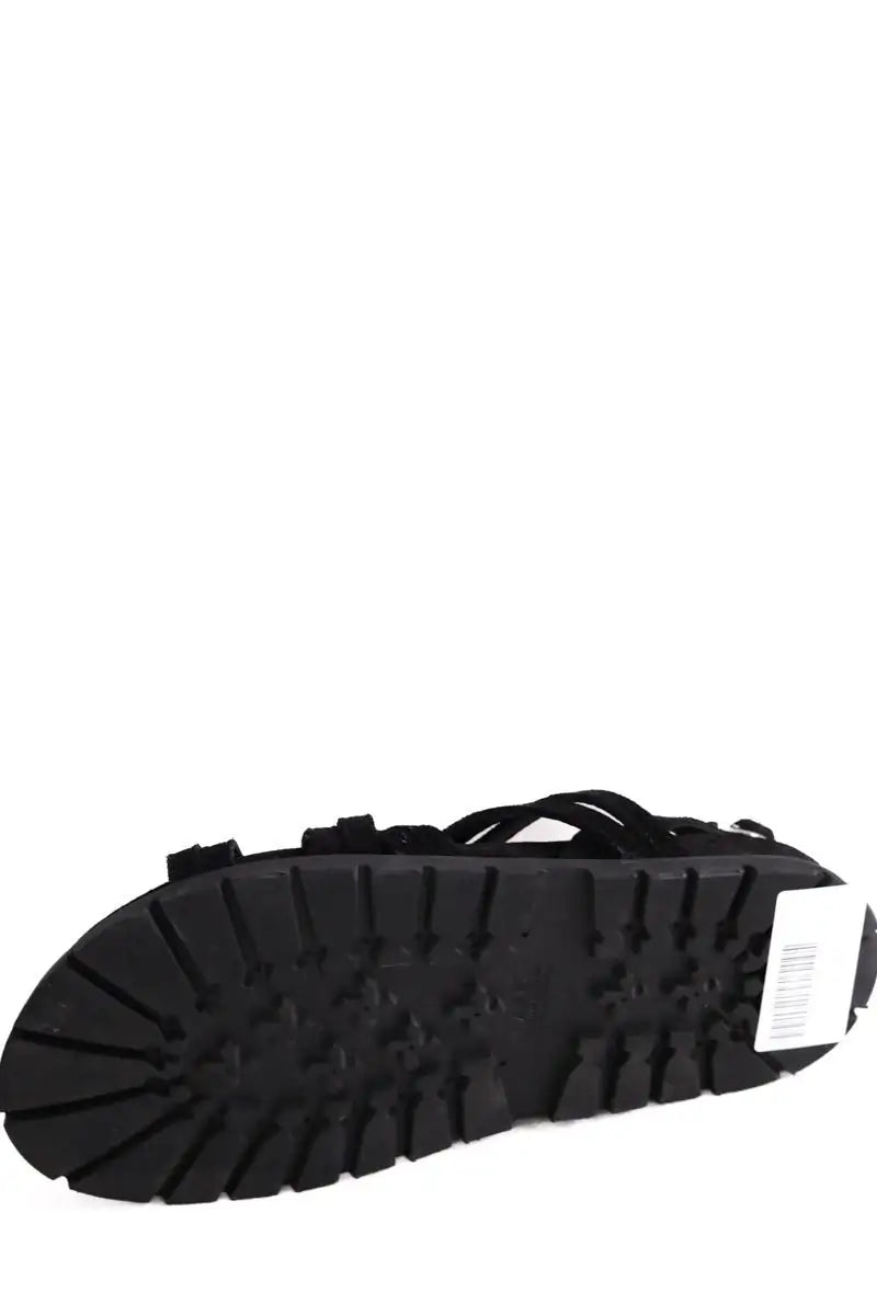 Sandales APC Noir en Daim
