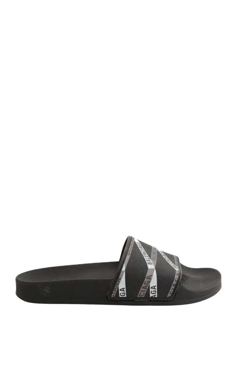 Sandales Balenciaga Noir en Caoutchouc, taille 37 - Seconde Main