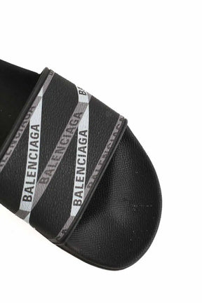 Sandales Balenciaga Noir en Caoutchouc