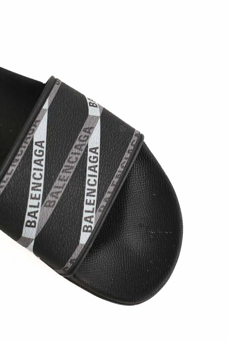 Sandales Balenciaga Noir en Caoutchouc