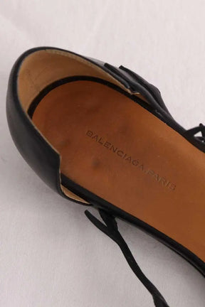 Sandales Balenciaga Thorn Noir en Cuir