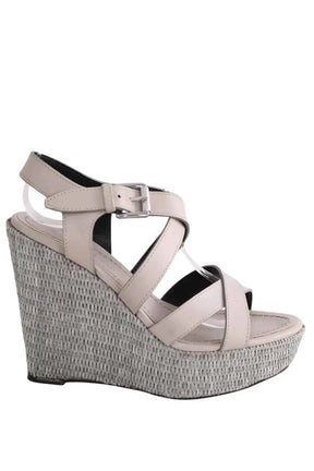 Sandales Barbara Bui Gris en Cuir, taille 41 - Seconde Main
