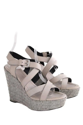 Sandales Barbara Bui Gris en Cuir