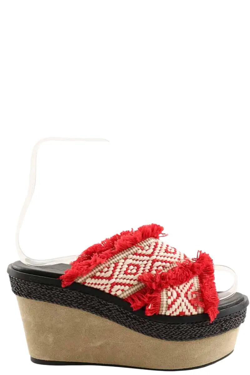 Sandales Barbara Bui Rouge en Cuir, taille 39 - Seconde Main