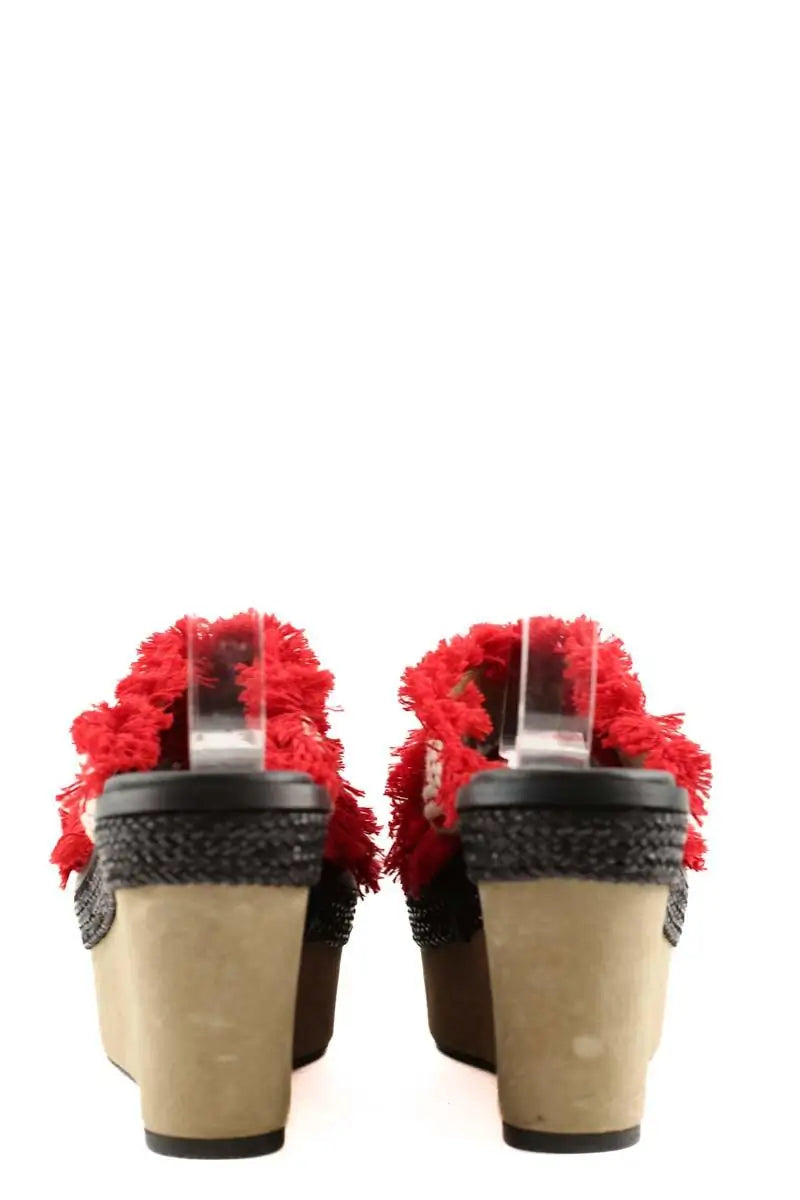 Sandales Barbara Bui Rouge en Cuir