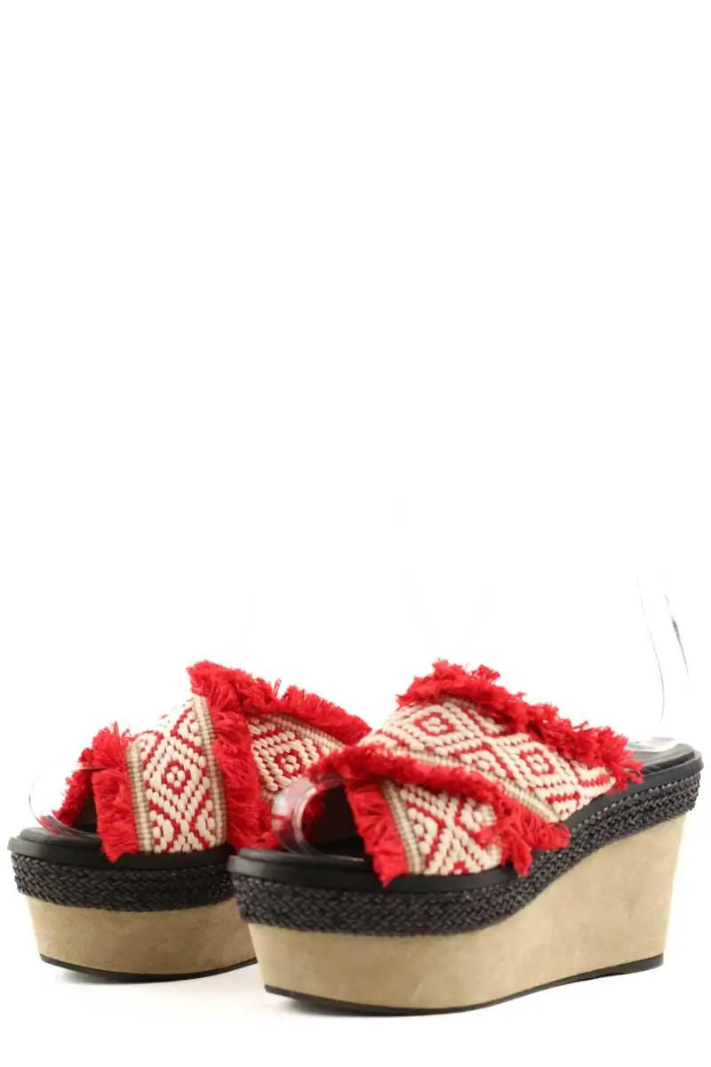 Sandales Barbara Bui Rouge en Cuir