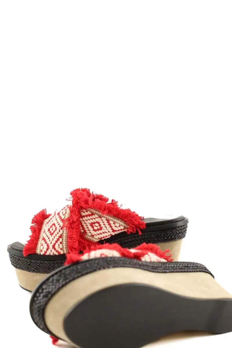 Sandales Barbara Bui Rouge en Cuir