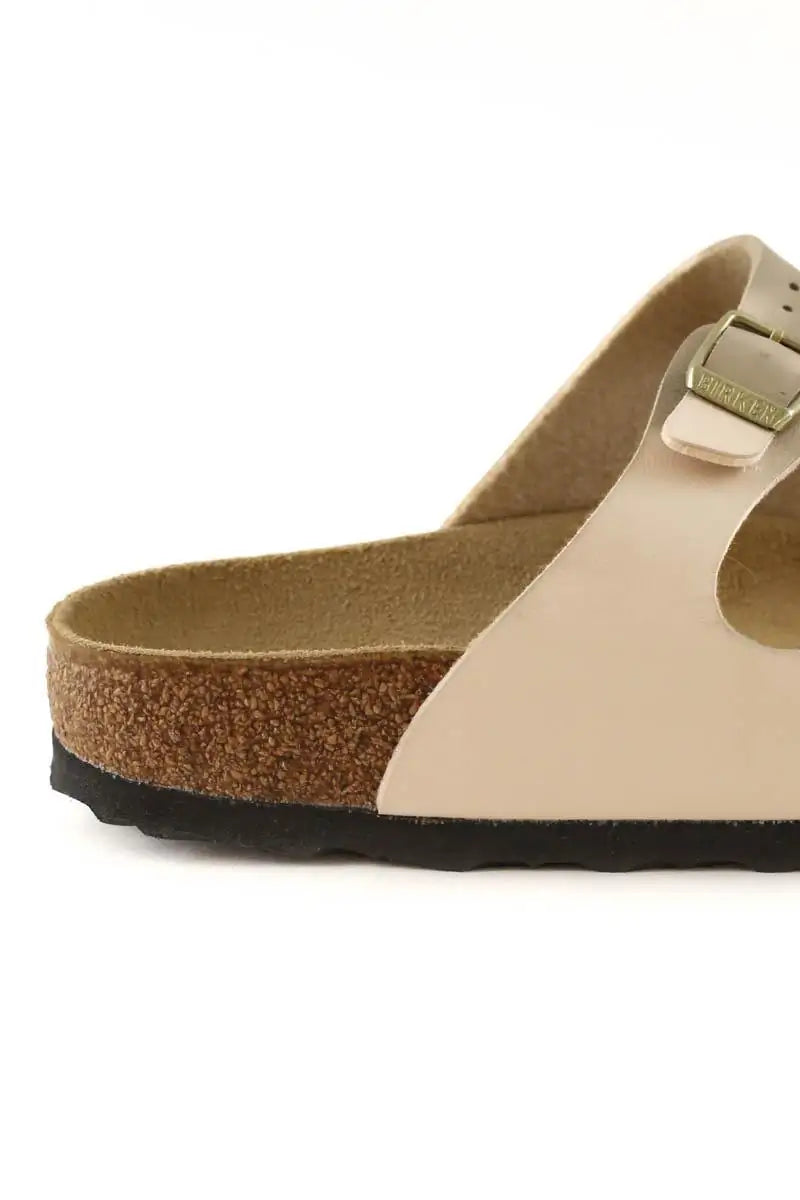 Sandales Birkenstock Beige en Cuir