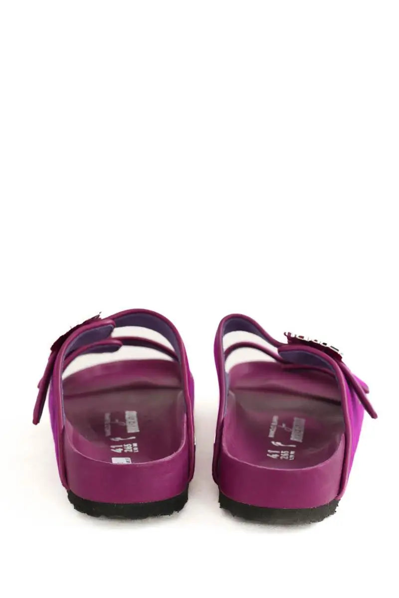 Sandales Birkenstock Violet en Daim
