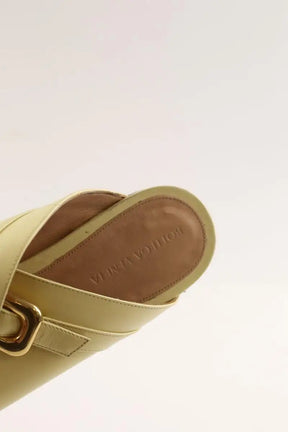 Sandales Bottega Veneta Jaune en Cuir