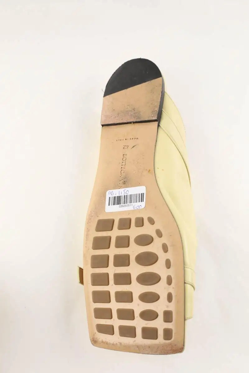 Sandales Bottega Veneta Jaune en Cuir