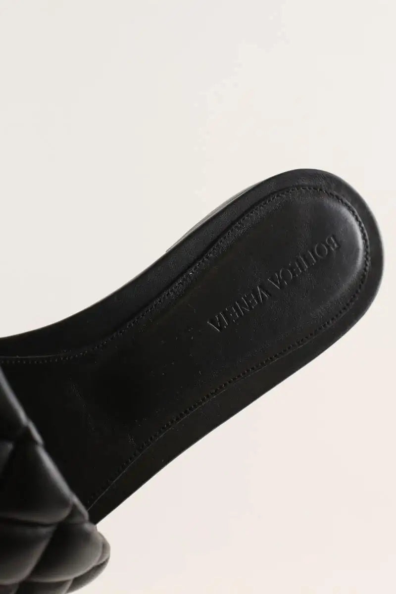 Sandales Bottega Veneta Noir en Cuir