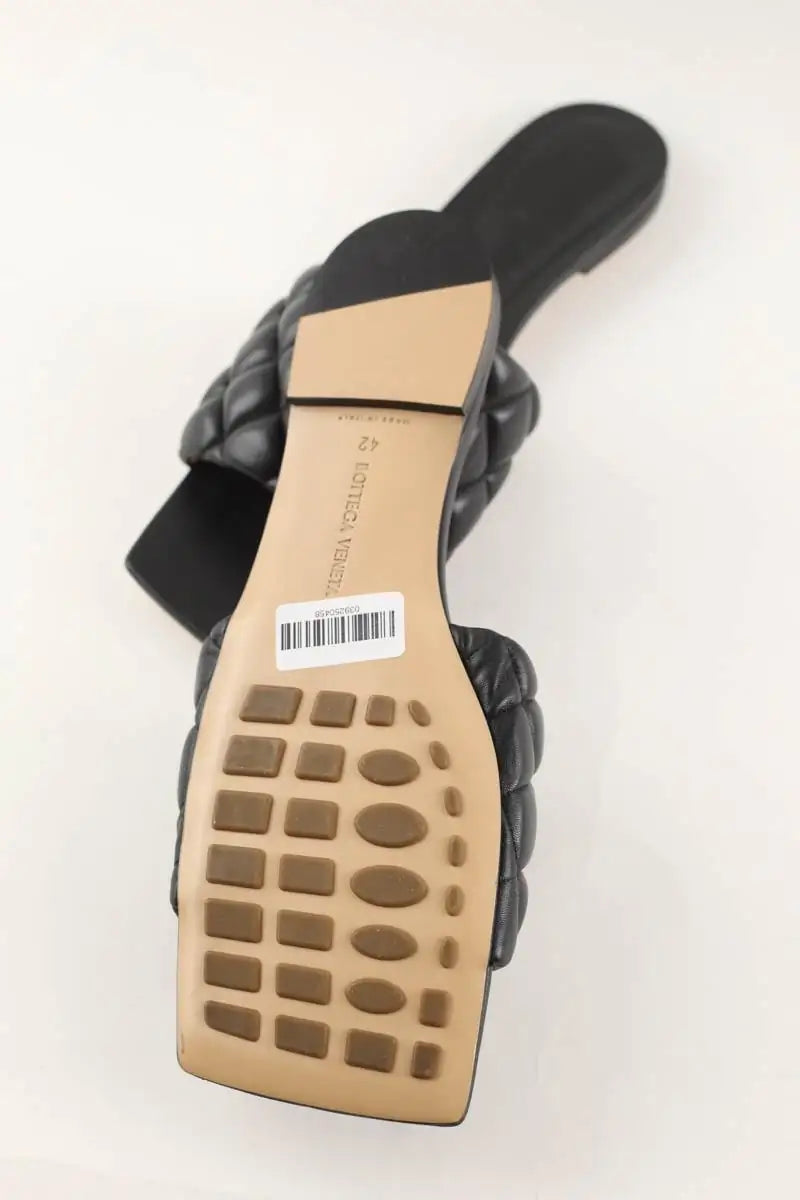 Sandales Bottega Veneta Noir en Cuir