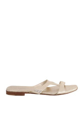 Sandales Carel Doré en Cuir, taille 38 - Seconde Main