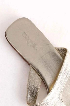 Sandales Carel Doré en Cuir