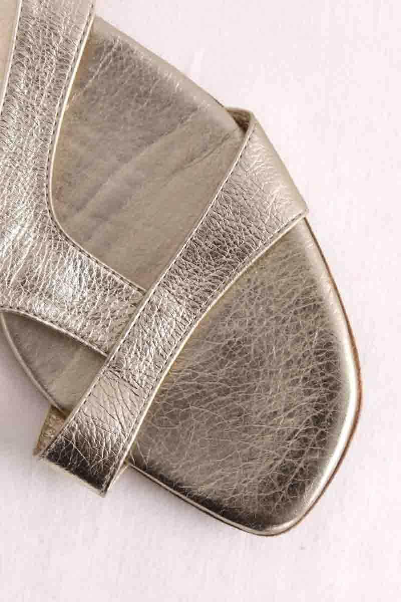 Sandales Carel Doré en Cuir