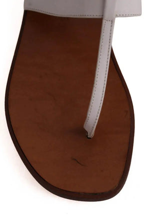 Sandales Celine Blanc en Cuir