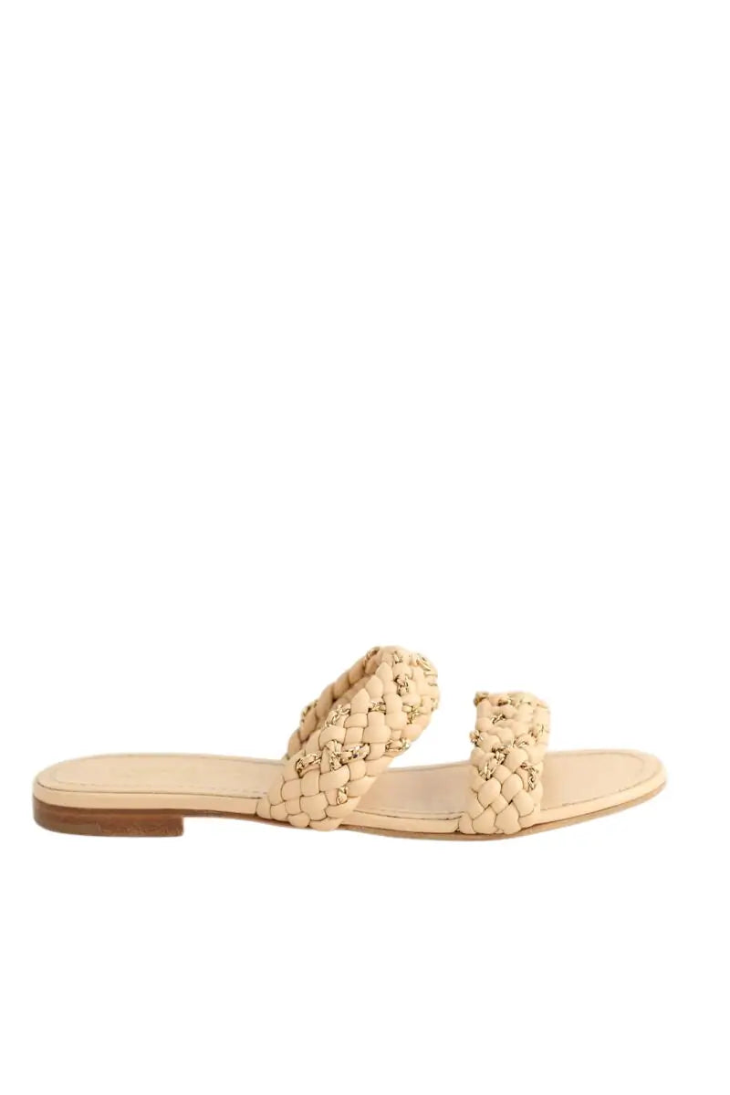 Sandales Chanel Beige en Cuir, taille 40 - Seconde Main