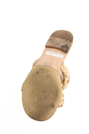 Sandales Chanel Beige en Cuir