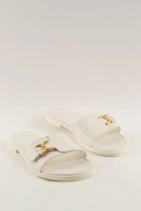 Sandales Chloé Blanc en Cuir