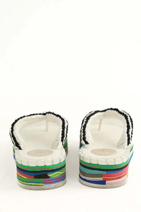 Sandales Chloé Blanc en Tissu