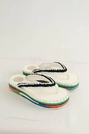 Sandales Chloé Blanc en Tissu