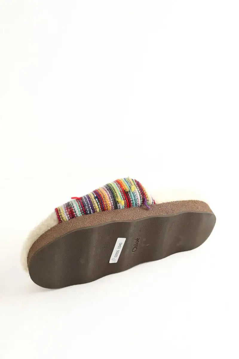 Sandales Chloé Multicolore en Tissu