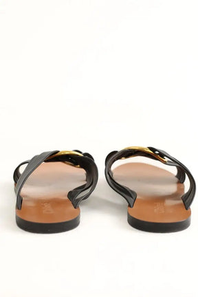 Sandales Chloé Noir en Cuir