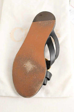 Sandales Chloé Noir en Cuir