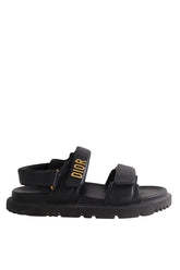 Sandales Dior DiorAct Noir en Cuir, taille 37 - Seconde Main