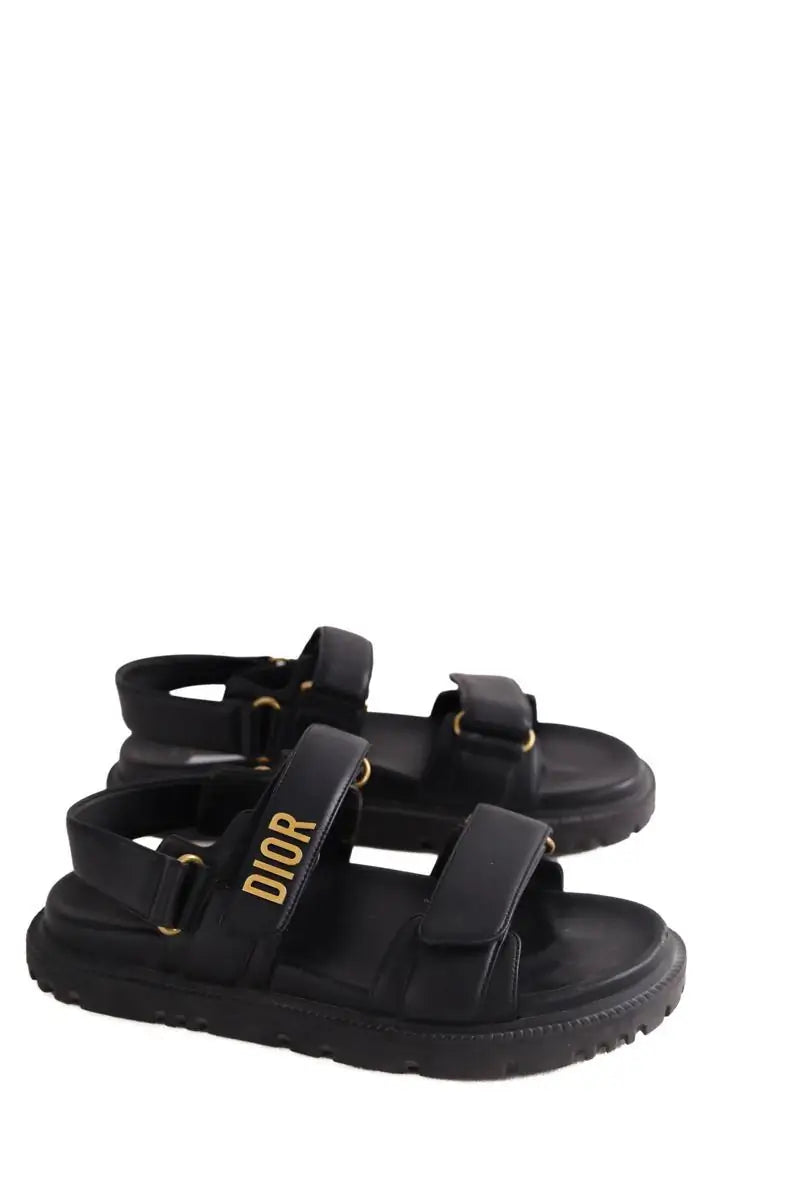 Sandales Dior DiorAct Noir en Cuir