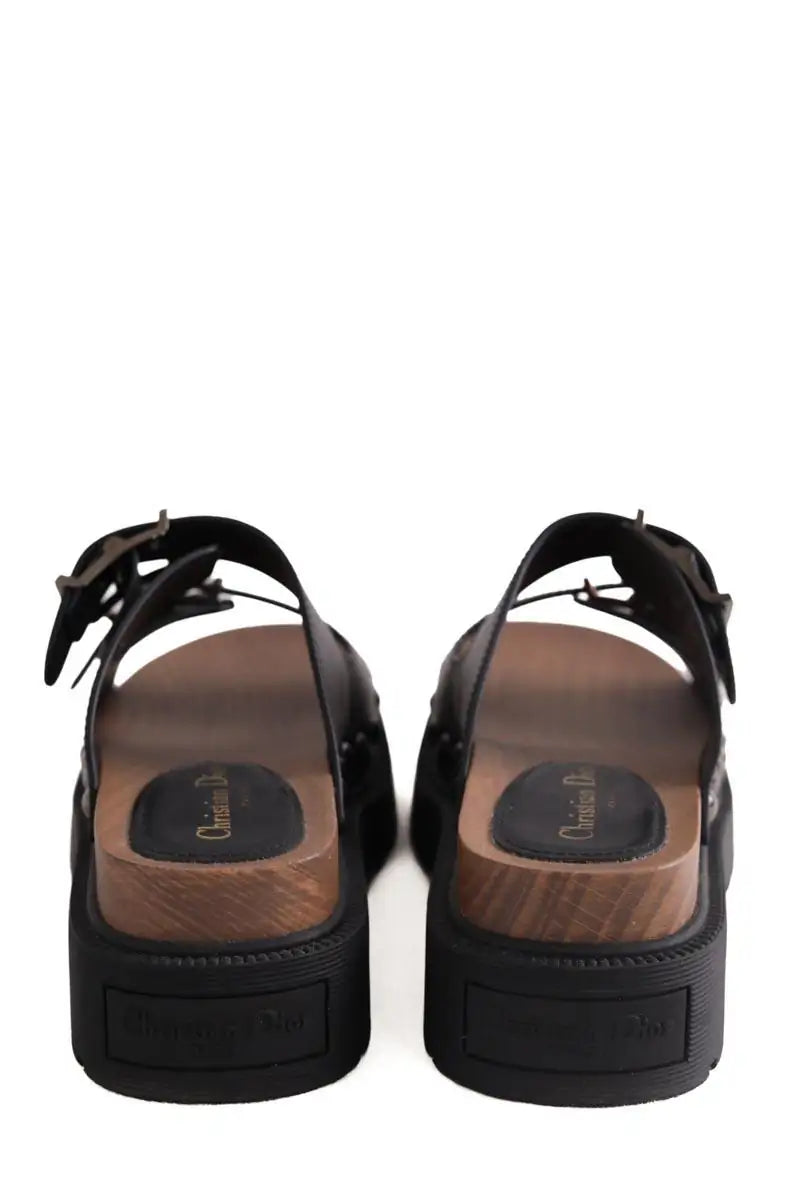 Sandales Dior Diorquake Noir en Cuir