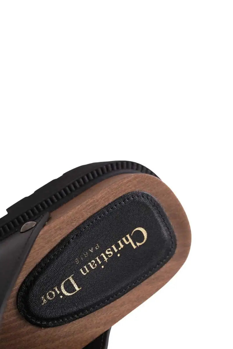 Sandales Dior Diorquake Noir en Cuir