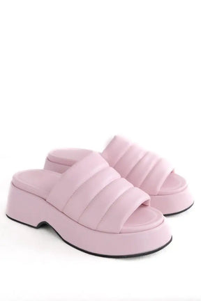 Sandales Ganni Rose en Cuir