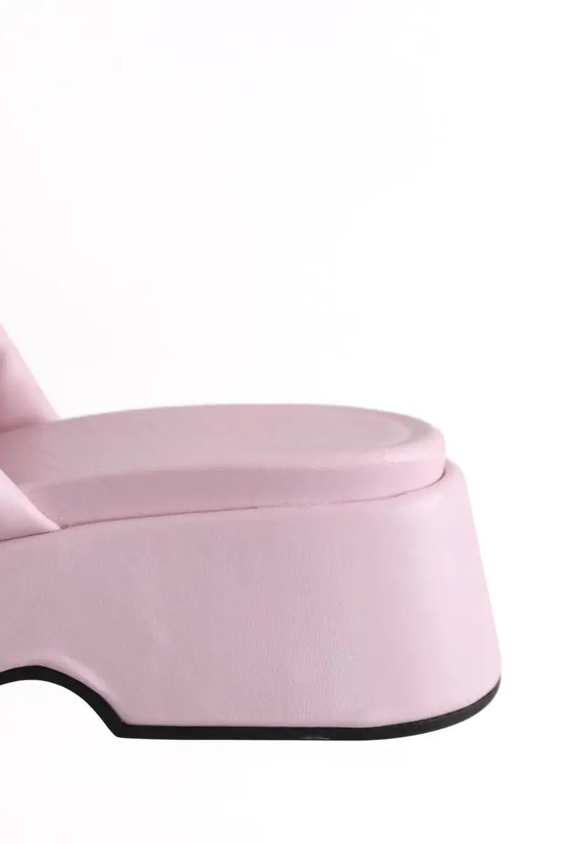 Sandales Ganni Rose en Cuir