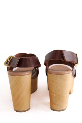 Sandales Gerard Darel Bordeaux en Cuir
