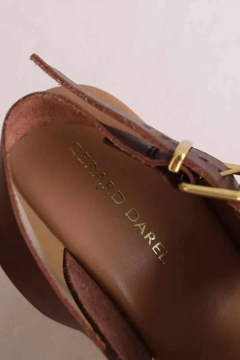Sandales Gerard Darel Bordeaux en Cuir
