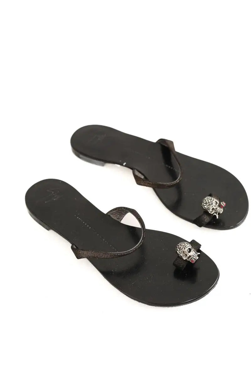 Sandales Giuseppe Zanotti Noir en Cuir